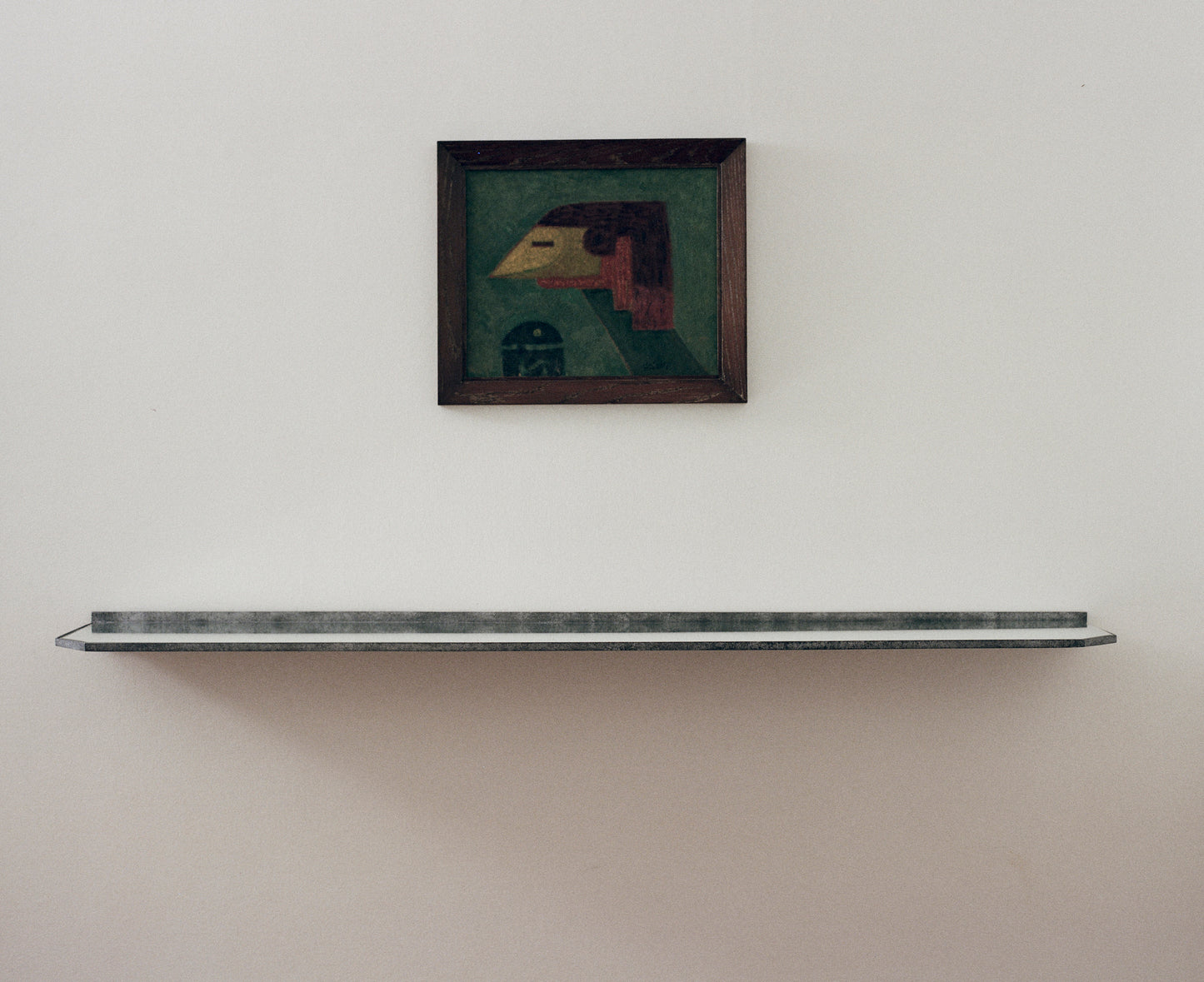 Mirrored Iron Console