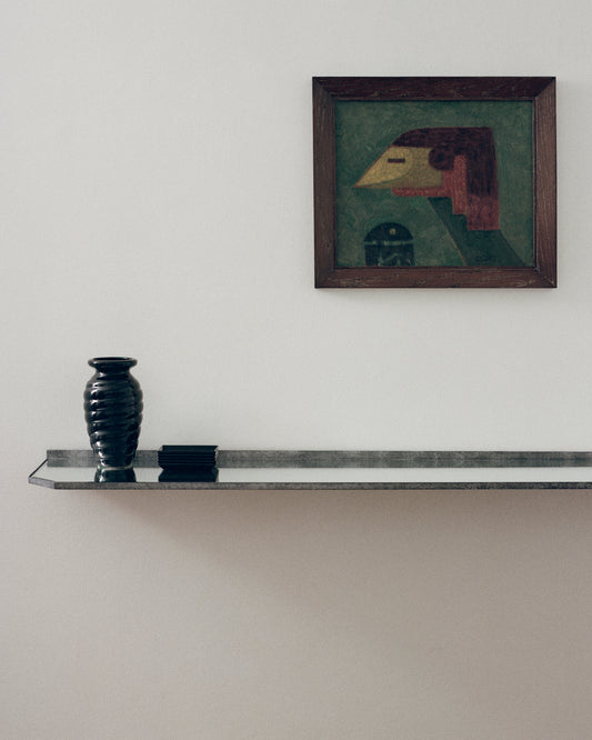 Mirrored Iron Console