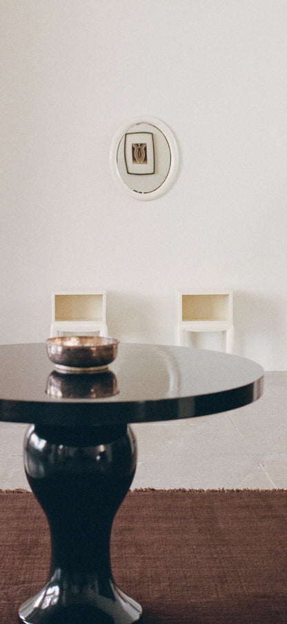 Oval Lacquer Mirror