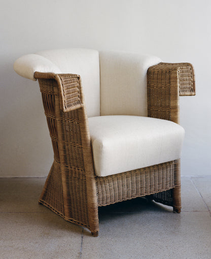 Hans Vollmer Wicker Armchair